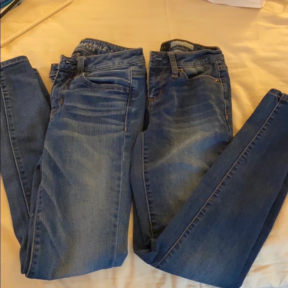 2 American Eagle & Aero Skinny jeans